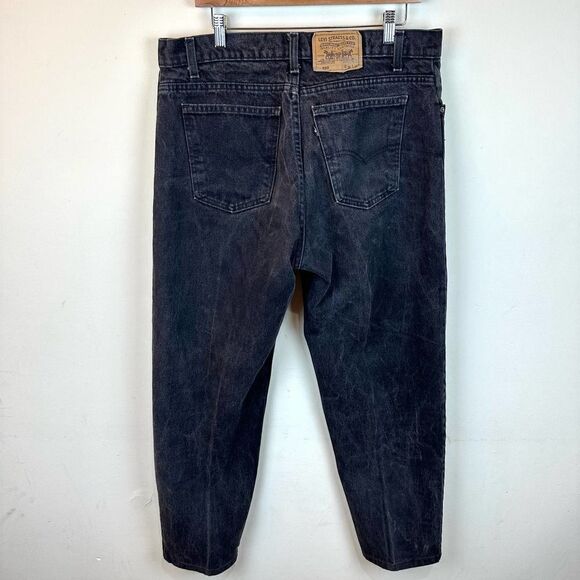Levi’s Black VTG 550 90s Y2K Black Tab USA Jeans 36 x 32 Read - Picture 4 of 13